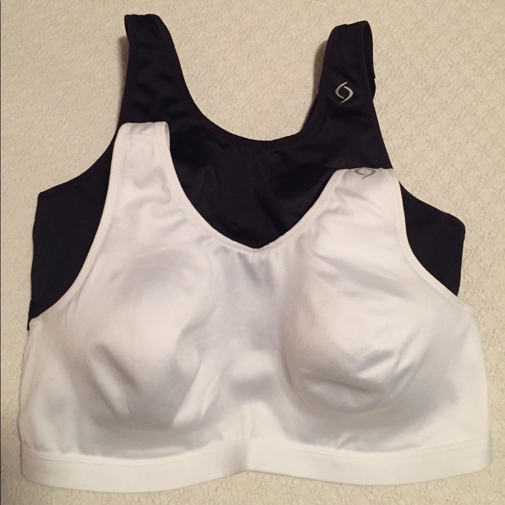 Pair of Moving Comfort Sports Bras, 38DD